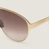 Ochelari de soare Givenchy Bold din metal Ochelari de soare Givenchy Bold din metal