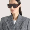 Ochelari de soare pătrați din acetat Ochelari de soare pătrați din acetat