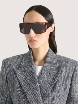Ochelari de soare pătrați din acetat