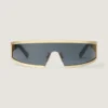 Ochelari de soare pătrați din metal Ochelari de soare pătrați din metal