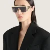 Ochelari de soare pătrați din metal Ochelari de soare pătrați din metal