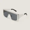 Ochelari de soare pătrați din metal Ochelari de soare pătrați din metal