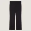 Pantaloni croiți cu croi drept din lână și mohair Pantaloni croiți cu croi drept din lână și mohair