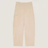 Pantaloni cu cusături couture din bumbac, cu patch Givenchy Paris Pantaloni cu cusături couture din bumbac, cu patch Givenchy Paris