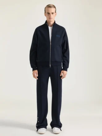 Pantaloni joggers din lână și cașmir cu patch Givenchy