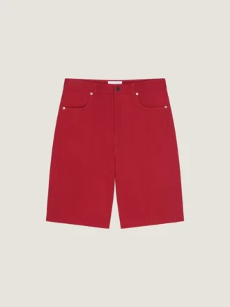 Pantaloni scurți bermuda din denim supra-vopsit