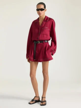 Pantaloni scurți din mătase