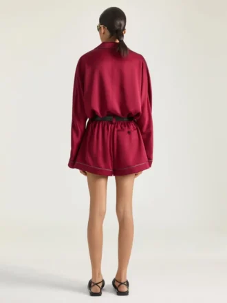 Pantaloni scurți din mătase