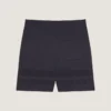 Pantaloni scurți din tricot cu detalii din plasă Pantaloni scurți din tricot cu detalii din plasă