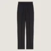 Pantaloni skinny cu dungi din lână Pantaloni skinny cu dungi din lână