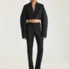 Pantaloni skinny din lână și mohair Pantaloni skinny din lână și mohair