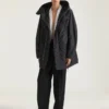 Parka cu cusături couture