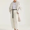 Parka cu guler șal cu fermoar, din bumbac Parka cu guler șal cu fermoar, din bumbac