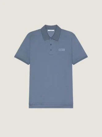 Polo din bumbac cu grosgrain Givenchy Paris