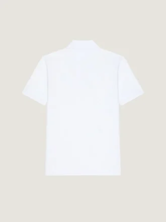 Polo din bumbac și mătase cu jacquard Givenchy Paris