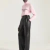 Pulover cu guler rulat din lână și cașmir, cu semnătura Givenchy Pulover cu guler rulat din lână și cașmir, cu semnătura Givenchy
