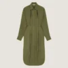 Rochie-cămașă din poplin Rochie-cămașă din poplin
