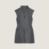 Rochie croită fără mâneci din lână Rochie croită fără mâneci din lână