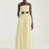 Rochie de seară bustieră din organza Rochie de seară bustieră din organza