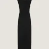 Rochie de seară structurată din lână