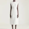 Rochie din crep cady cu capă Rochie din crep cady cu capă