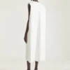 Rochie din crep cady cu capă Rochie din crep cady cu capă