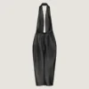 Rochie drapată din piele Nappa Rochie drapată din piele Nappa