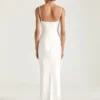 Rochie lungă decupată din crep cady Rochie lungă decupată din crep cady