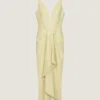 Rochie lungă înfășurată din piele Rochie lungă înfășurată din piele