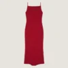 Rochie midi cu decupaje din crep cady