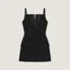 Rochie mini croită din lână