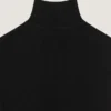 Rochie mini cu fustă evazată din lână și viscoză Rochie mini cu fustă evazată din lână și viscoză
