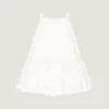 Rochie mini cu volane și decupaje din dantelă
