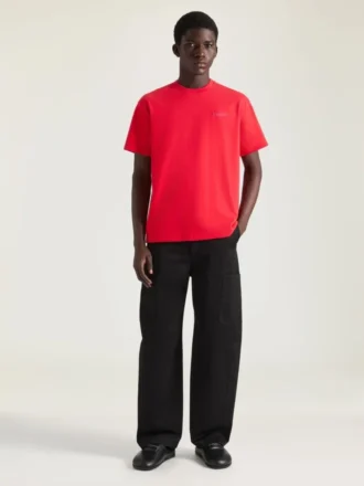 Tricou din bumbac cu grosgrain Givenchy Paris