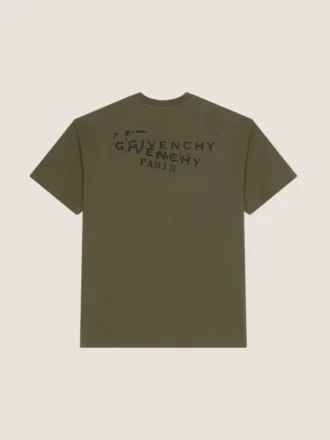 Tricou din bumbac cu imprimeu Givenchy