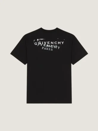 Tricou din bumbac cu imprimeu Givenchy
