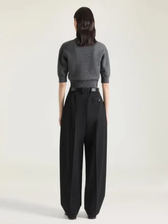 Tricou polo din lână